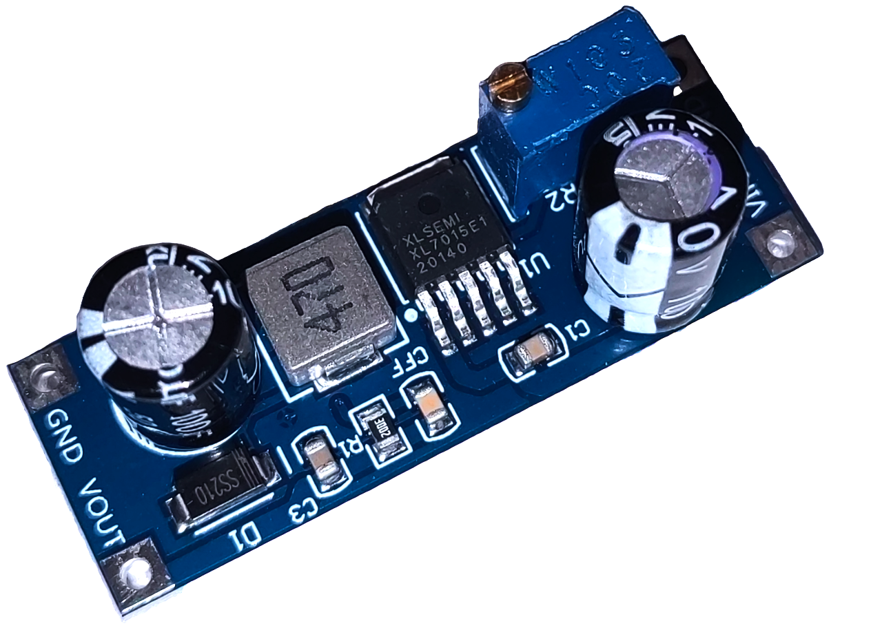 XL7015 feszültségcsökkentő modul (5V-80V bemenet)