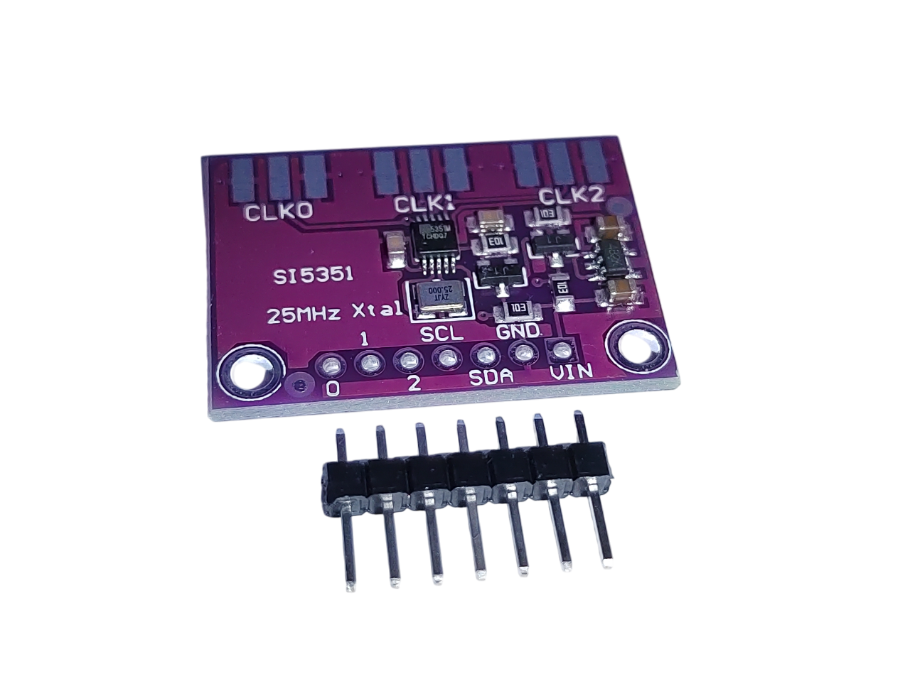 Si5351A I2C órajelgenerátor 8 kHz – 160 MHz (3–5 V DC)