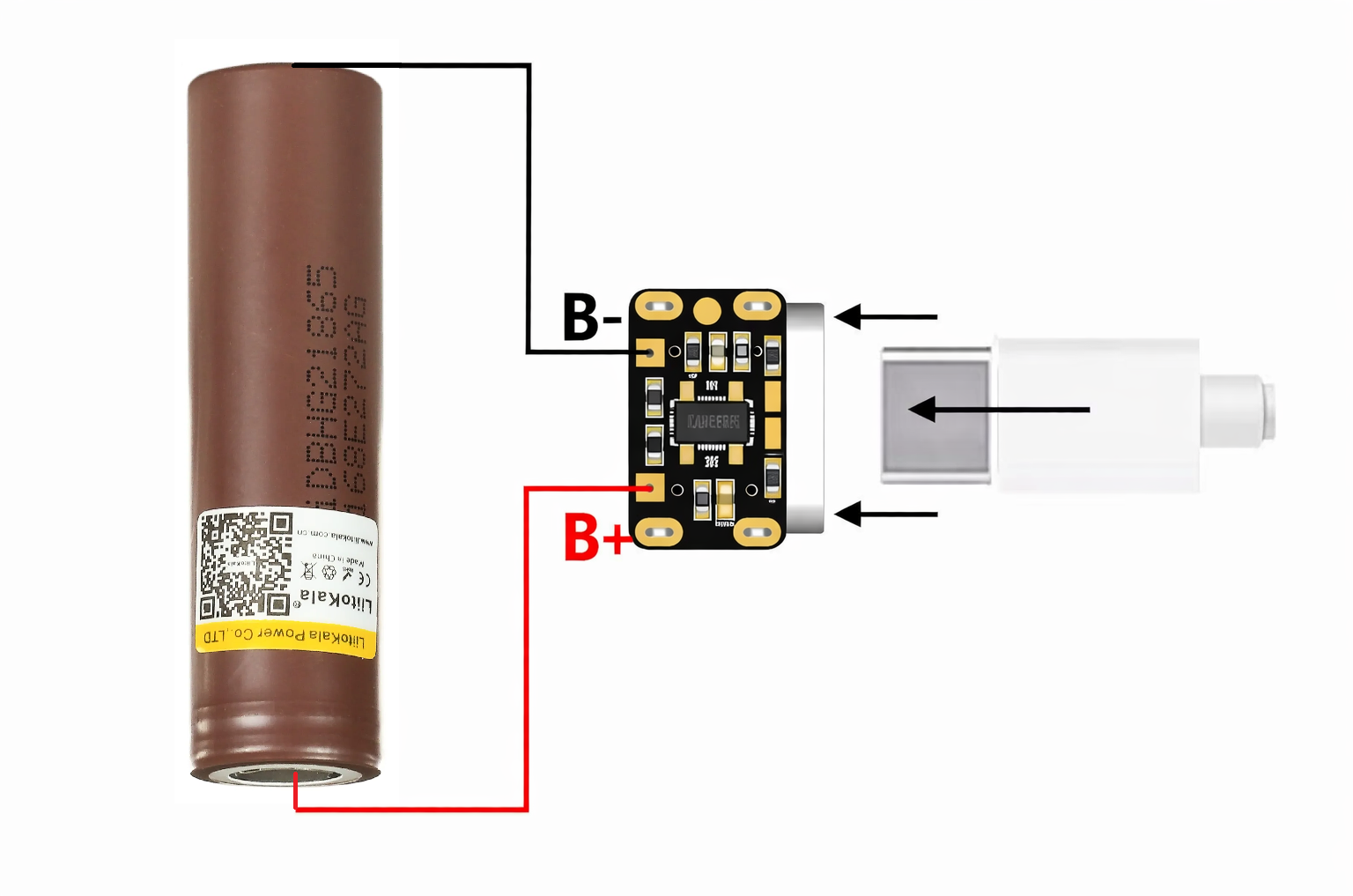 Mini USB Type-C töltőmodul 3,7 V / 4,2 V Li-Ion akkumulátorokhoz image 6