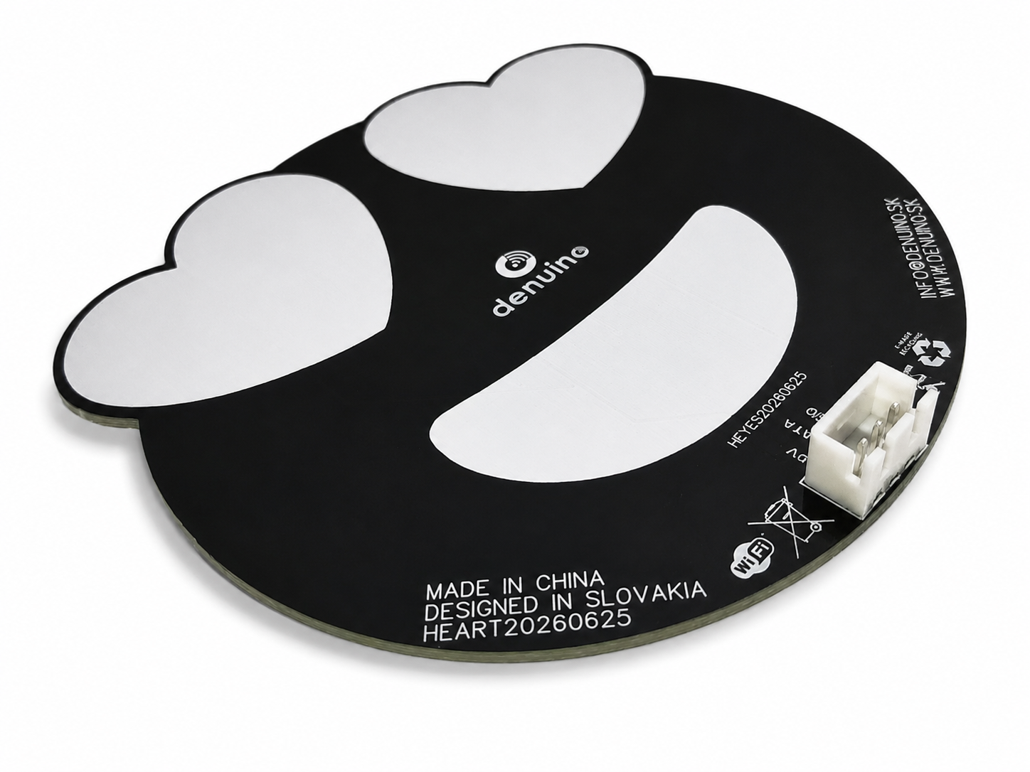 WS2812B szívecskeszemű LED-mosolygó – 50 címezhető RGB LED image 4