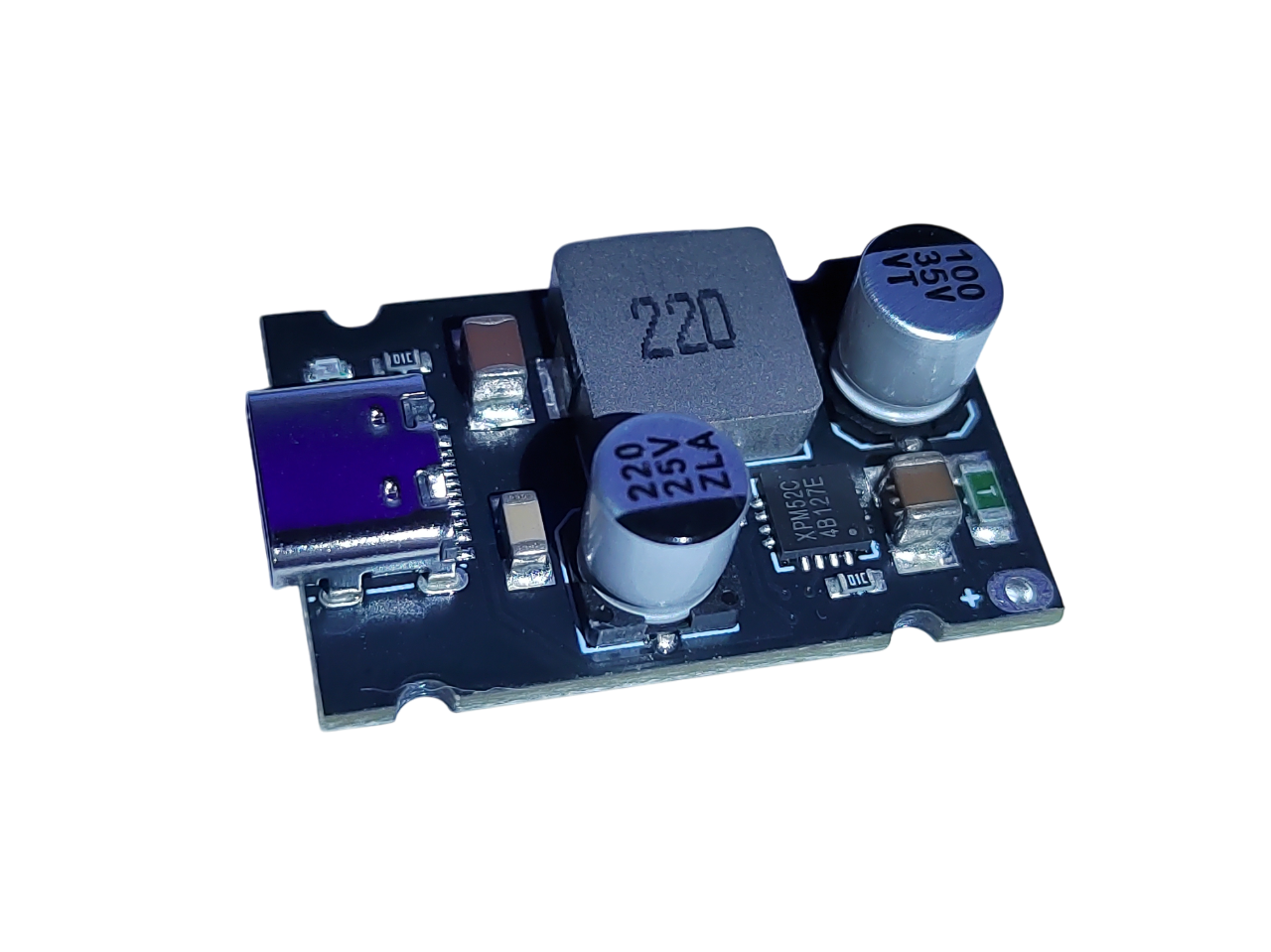 PD65W gyorstöltő modul USB Type-C kimenettel (8–32V bemenet)