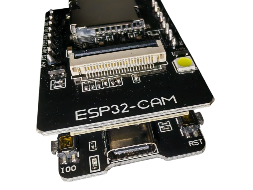 ESP32-CAM Wi-Fi kameramodul USB-C programozópanellel – 4 MB flash, microSD image 3