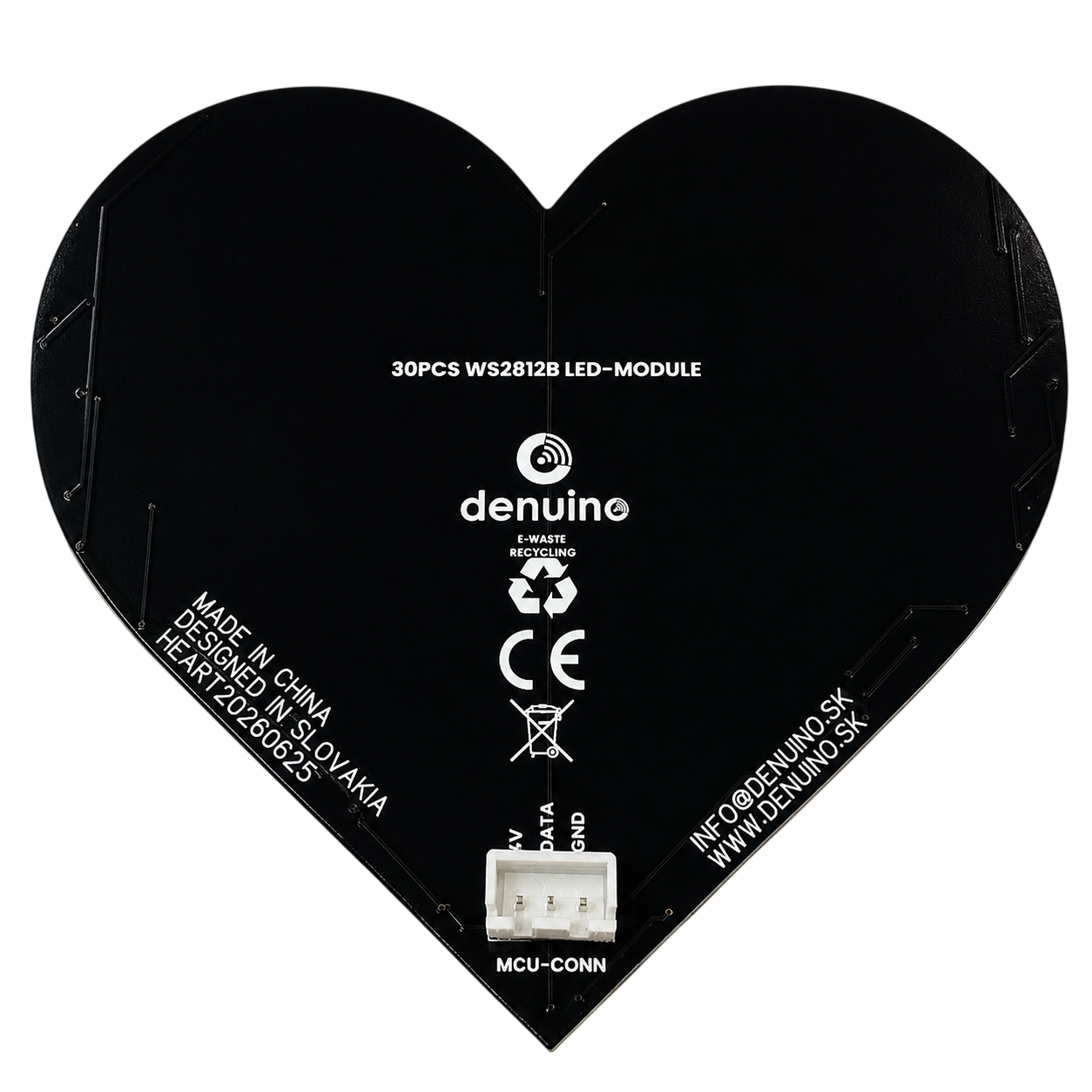 WS2812B LED-szív – 30 címezhető RGB LED image 3