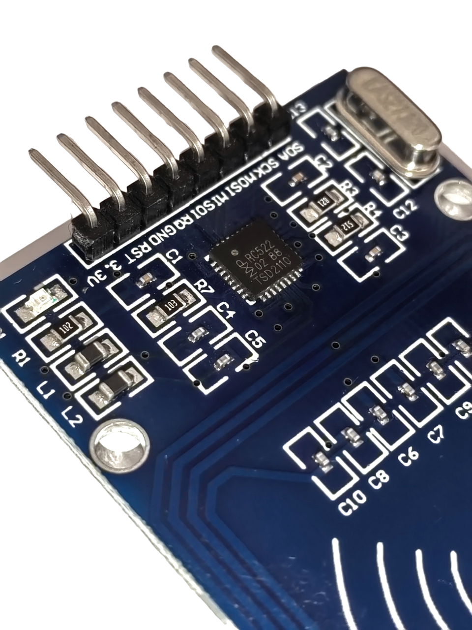 RC522 13,56 MHz-es RFID-kártyaolvasó modul image 3