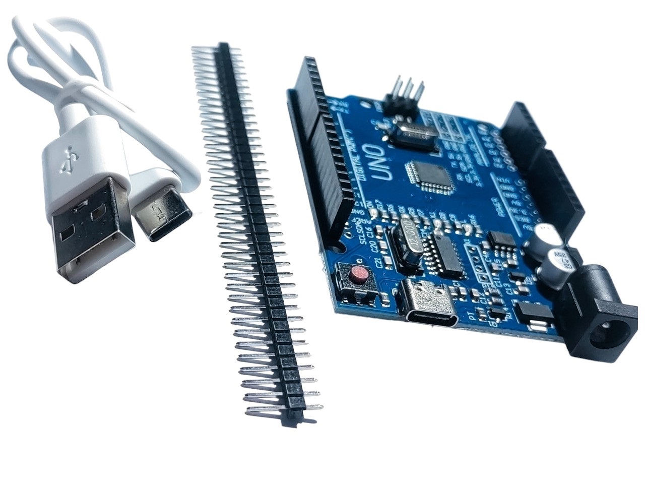 Arduino UNO R3 ATMEGA328P Type-C kábellel image 9